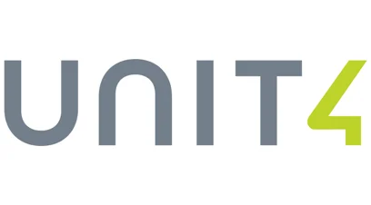 The image displays the Unit4 logo, featuring the text 'UNIT' in sleek grey capital letters, followed by the number '4' in a vibrant green colour. Unit4 is renowned for its enterprise resource planning (ERP) software tailored for people-centric organisations, such as higher education, nonprofits, and public sector enterprises. At Change Management Library (CML), we specialise in supporting organisations implementing Unit4 ERP systems by delivering effective change management solutions, including stakeholder engagement, training, and seamless user adoption, ensuring a smooth transition to new systems.