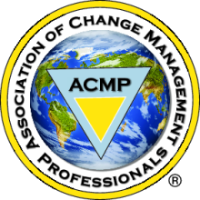 Change Management Training. Image of the Association of Change Management Professionals® (ACMP®) logo as the Change Management CML 5Es Course is gained QEP status